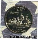 【極美品/品質保証書付】 アンティークコイン 硬貨 2000-S VIRGINIA STATE QUARTER PROOF. COLLECTOR COIN FO...