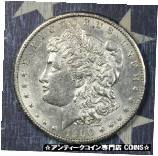 【極美品/品質保証書付】 アンティークコイン 銀貨 1900 Morgan Silver Dollar Collector Coin. FREE SHIPPING [送料無料] #scf-wr-3363-200