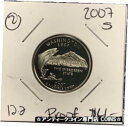 【極美品/品質保証書付】 アンティークコイン 硬貨 2007-S WASHINGTON STATE QUARTER PROOF. COLLECTOR COIN ...