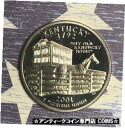 【極美品/品質保証書付】 アンティークコイン 硬貨 2001-S KENTUCKY STATE QUARTER PROOF. COLLECTOR COIN FO...