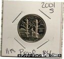 【極美品/品質保証書付】 アンティークコイン 硬貨 2001-S VERMONT STATE QUARTER PROOF. COLLECTOR COIN FOR...
