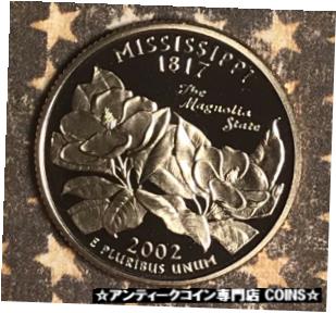 ڶ/ʼݾڽա ƥ Ų 2002-S MISSISSIPPI STATE QUARTER PROOF. COLLECTOR COIN FOR SET. [̵] #ocf-wr-3363-2171