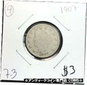【極美品/品質保証書付】 アンティークコイン 硬貨 1907 LIBERTY V NICKEL. NICE COLLECTOR COIN FOR YOUR CO...