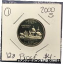 【極美品/品質保証書付】 アンティークコイン 硬貨 2000-S VIRGINIA STATE QUARTER PROOF. COLLECTOR COIN FO...