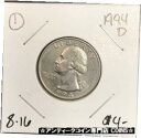 【極美品/品質保証書付】 アンティークコイン 硬貨 1994-D WASHINGTON QUARTER. COLLECTOR COIN FOR YOUR SET...