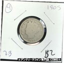 【極美品/品質保証書付】 アンティークコイン 硬貨 1905 LIBERTY V NICKEL. COLLECTOR COIN FOR YOUR COLLECT...