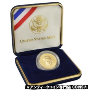 【極美品/品質保証書付】 アンティークコイン コイン 金貨 銀貨 [送料無料] 1997-W US Gold $5 Jackie Robinson Commemorative BU in OGP