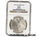 yɔi/iۏ؏tz AeB[NRC RC   [] 1996-D US Atlanta Olympic - Tennis Commemorative BU Silver Dollar - NGC MS69