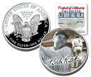 【極美品/品質保証書付】 アンティークコイン コイン 金貨 銀貨 [送料無料] BABE RUTH American Silver Eagle Dollar 1 oz U.S. Colorized Coin Yankees