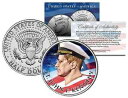 yɔi/iۏ؏tz AeB[NRC d Lieutenant JOHN F KENNEDY Flowing Flag Colorized JFK Half Dollar U.S. Coin [] #ocf-wr-3365-2016