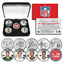 【極美品/品質保証書付】 アンティークコイン コイン 金貨 銀貨 [送料無料] NFL All-Time Touchdown Pass Leaders State Quarters 5-Coin Set with BOX Tom Brady