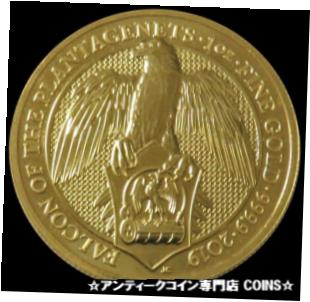 【極美品/品質保証書付】 アンティークコイン 金貨 2019 GOLD GREAT BRITAIN 1oz 100 POUND QUEEN'S BEAST FALCON OF PLANTAGENETS COIN [送料無料] #gcf-wr-3366-1068