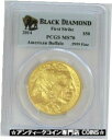 【極美品/品質保証書付】 アンティークコイン 金貨 2014 GOLD $50 BUFFALO BLACK DIAMOND 1 OZ COIN PCGS MINT STATE 70 FIRST STRIKE [送料無料] #gct-wr-3366-1732