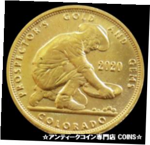 ڶ/ʼݾڽա ƥ    [̵] 2020 GOLD BULLION 999 FINE 24KT 1/10 OZ AMERICAN PROSPECTOR GOLD &GEMS COLORADO