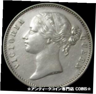 ڶ/ʼݾڽա ƥ  1840 EAST INDIA COMPANY SILVER BRITISH INDIA 1 RUPEE QUEEN VICTORIA COIN [̵] #scf-wr-3366-753