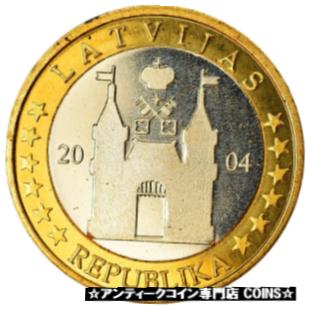 ڶ/ʼݾڽա ƥ    [̵] [#767260] Latvia, Euro, 2004, unofficial private coin, MS(63), Bi-Metallic