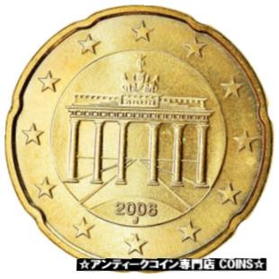 yɔi/iۏ؏tz AeB[NRC RC   [] [#766767] GERMANY - FEDERAL REPUBLIC, 20 Euro Cent, 2006, MS(63), Brass, KM:211