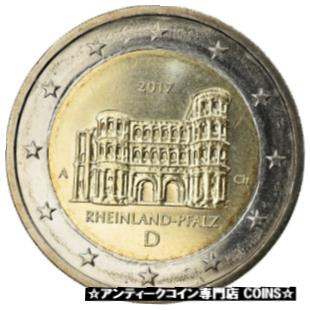  アンティークコイン コイン 金貨 銀貨   Germany, 2 Euro, Landschaft Rheinland, 2017, MS(63), Bi-Metallic