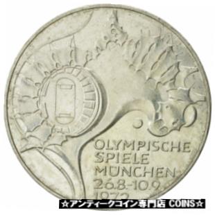 【極美品/品質保証書付】 アンティークコイン コイン 金貨 銀貨 [送料無料] [#417660] GERMANY - FEDERAL REPUBLIC, 10 Mark, 1972, Hambourg, MS(60-62)