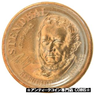  アンティークコイン コイン 金貨 銀貨   Coin, France, Stendhal, 10 Francs, 1983, Paris, FDC, MS(65-70)