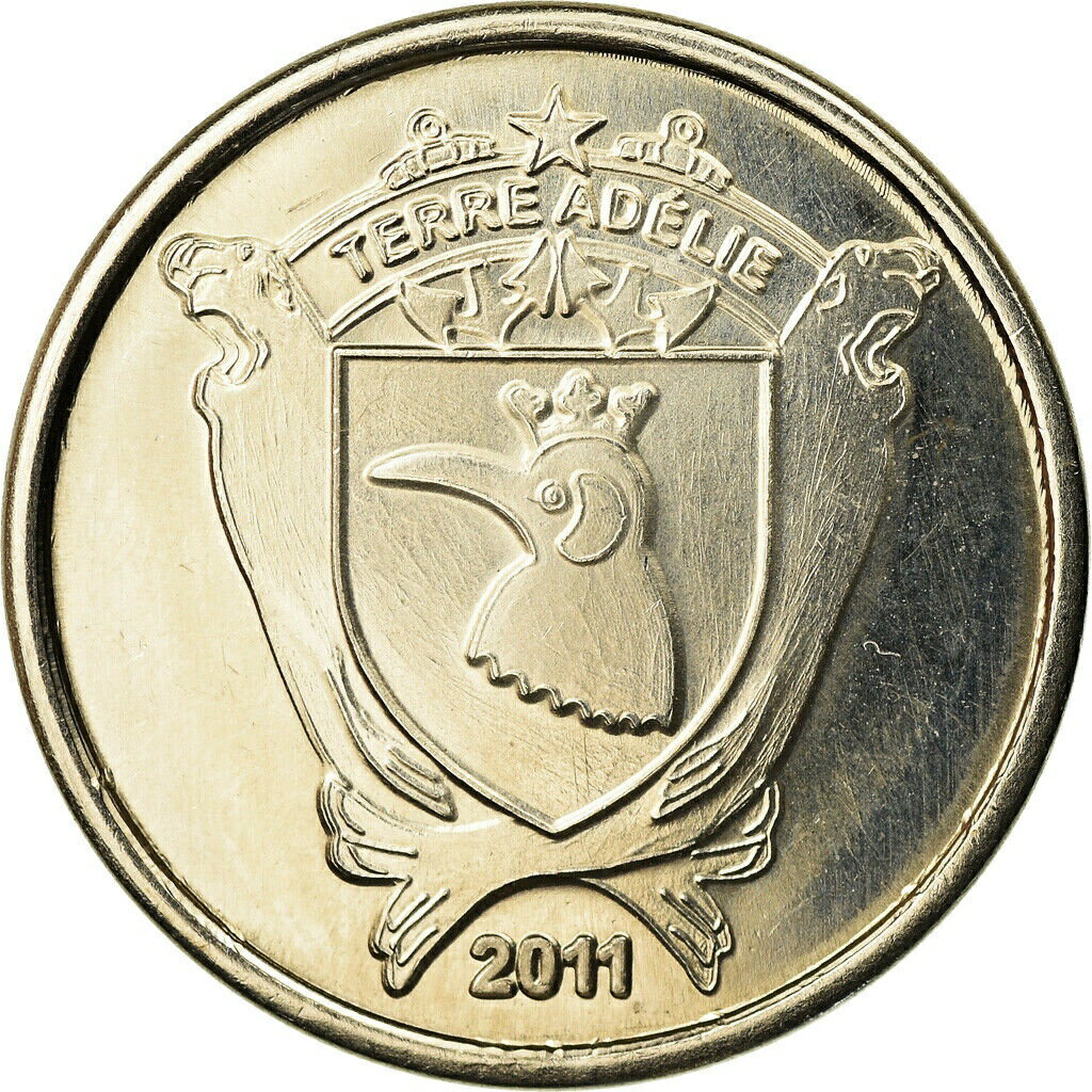 【極美品/品質保証書付】 アンティークコイン コイン 金貨 銀貨 [送料無料] [#881389] Coin, FRENCH COLONIES, 10 Francs, 2011, AU(55-58), Nickel