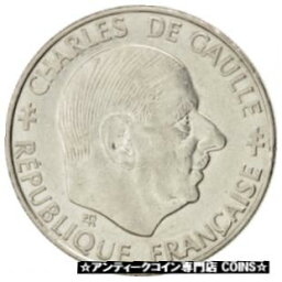 【極美品/品質保証書付】 アンティークコイン コイン 金貨 銀貨 [送料無料] [#76526] FRANCE, Charles de Gaulle, Franc, 1988, Paris, KM #963, AU(50-53)