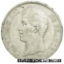  アンティークコイン コイン 金貨 銀貨   France, Charles X, 5 Francs, 1828, Nantes, AU(50-53), Silver