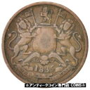  アンティークコイン コイン 金貨 銀貨   INDIA-BRITISH, 1/2 Anna, 1835, VF(30-35), Copper, KM:447.1