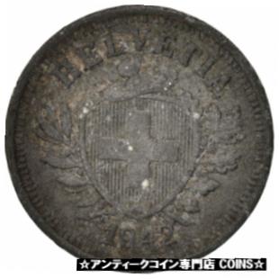 アンティークコイン コイン 金貨 銀貨   Switzerland, Rappen, 1942, Bern, VF(30-35), Zinc, KM:3a