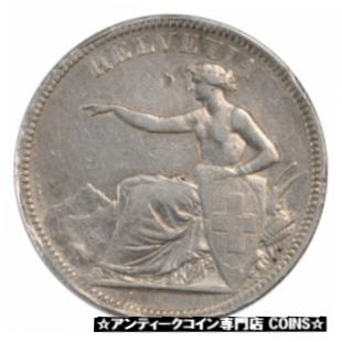  アンティークコイン コイン 金貨 銀貨   Coin, Switzerland, 5 Francs, 1874, Bruxelles, VF(30-35), Silver, KM:11