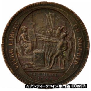 ڶ/ʼݾڽա ƥ Ų [#482417] Coin, France, Monneron, 5 Sols, 1792, Birmingham, VF(30-35), Bronze [̵] #ocf-wr-3378-1612