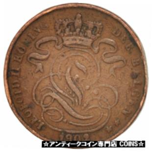 yɔi/iۏ؏tz AeB[NRC RC   [] [#19012] Belgium, Leopold II, Centime, 1902, VF(30-35), Copper, KM:34.1