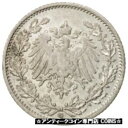  アンティークコイン コイン 金貨 銀貨   GERMANY - EMPIRE, 1/2 Mark, 1906, Karlsruhe, VF(30-35), Silver, KM:17
