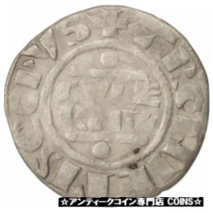 ڶ/ʼݾڽա ƥ  [#503897] France, Champagne, Guillaume I, Denarius, Reims, VF(30-35), Silver [̵] #sof-wr-3378-375