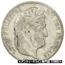 【極美品/品質保証書付】 アンティークコイン コイン 金貨 銀貨 送料無料 19754 France, Louis-Philippe, 5 Francs, 1832, Rouen, VF(20-25), Silver