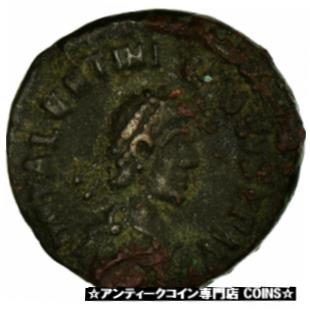 【極美品/品質保証書付】 アンティークコイン コイン 金貨 銀貨 [送料無料] [#516393] Coin, Valentinian II, Reduced follis, 384-387, Siscia, EF(40-45)