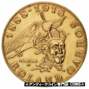 【極美品/品質保証書付】 アンティークコイン コイン 金貨 銀貨 [送料無料] [#493486] Coin, France, Roland Garros, 10 Francs, 1988, Pessac, ESSAI, MS(63)
