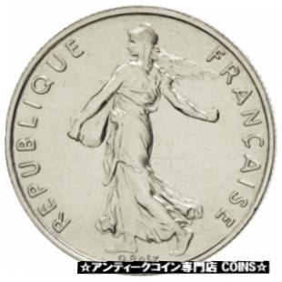 【極美品/品質保証書付】 アンティークコイン コイン 金貨 銀貨 [送料無料] [#29923] FRANCE, Semeuse, 1/2 Franc, 1977, Paris, KM #931.1, MS(63), Nickel