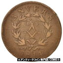  アンティークコイン コイン 金貨 銀貨   FRENCH STATES, ANTWERP, 10 Centimes, 1814, VF(30-35), Bronze