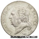  アンティークコイン コイン 金貨 銀貨   France, Louis XVIII, 5 Francs, 1822, Lille, AU(50-53), Silver