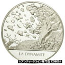  アンティークコイン コイン 金貨 銀貨   France, Medal, La dynamite, Sciences & Technologies, MS(65-70), Silver
