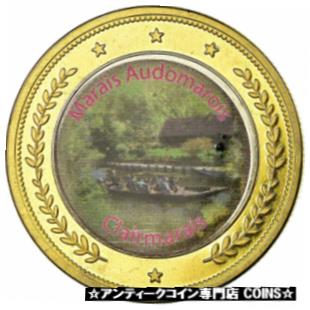 【極美品/品質保証書付】 アンティークコイン コイン 金貨 銀貨 [送料無料] [#780381] France, Token, Touristic token, Clairmarais - Le maris audomarois