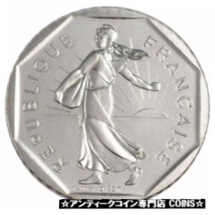  アンティークコイン コイン 金貨 銀貨   FRANCE, Semeuse, 2 Francs, 1982, KM #942.1, MS(65-70), Nickel, 26.5