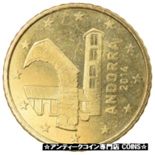 【極美品/品質保証書付】 アンティークコイン コイン 金貨 銀貨 [送料無料] [#793889] Andorra, 50 Euro Cent, 2014, MS(63), Brass, KM:New