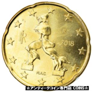 yɔi/iۏ؏tz AeB[NRC RC   [] [#795814] Italy, 20 Euro Cent, 2018, MS(63), Brass, KM:New