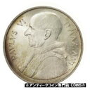 yɔi/iۏ؏tz AeB[NRC RC   [] [#45793] VATICAN CITY, 500 Lire, 1968, KM #107, MS(63), Silver, 29.3, 11.01