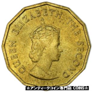 【極美品/品質保証書付】 アンティークコイン コイン 金貨 銀貨 [送料無料] [#756692] Coin, Jersey, Elizabeth II, 1/4 Shilling, 3 Pence, 1964, AU(55-58)