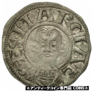  アンティークコイン コイン 金貨 銀貨   Abbaye de Saint-Martial de Limoges, Denarius, AU(55-58), Silver