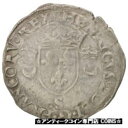  アンティークコイン コイン 金貨 銀貨   France, Douzain aux croissants, 1551, Troyes, VF(30-35), Billon