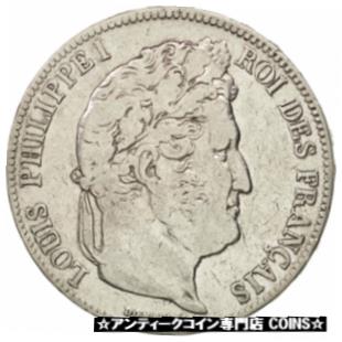  アンティークコイン コイン 金貨 銀貨   France, Louis-Philippe, 5 Francs, 1835, Rouen, VF(30-35), Silver